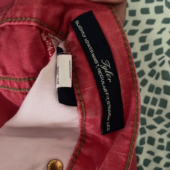 Gant Pink Regular Fit Pants 34/32 - Picture 2 of 2